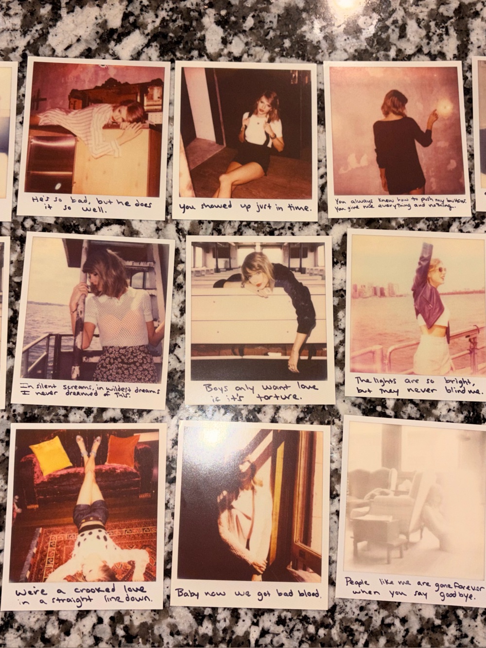 Taylor Swift 1989 CD 2014 Original + Polaroid Photo Set